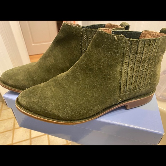 Seychelles Olive Green Ankle Boots - Picture 1 of 6